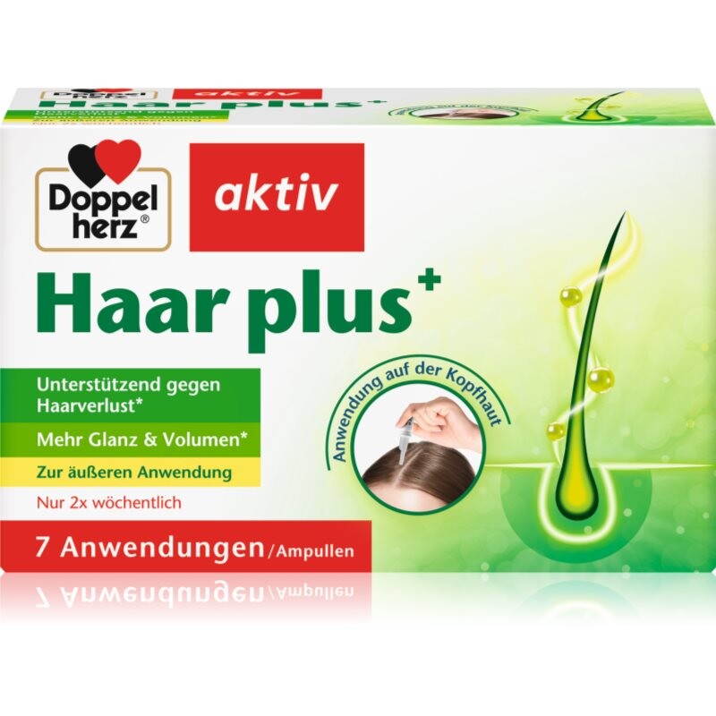 Doppelherz Haar plus+ ampulky pre zdravé a krásne vlasy 7 ks