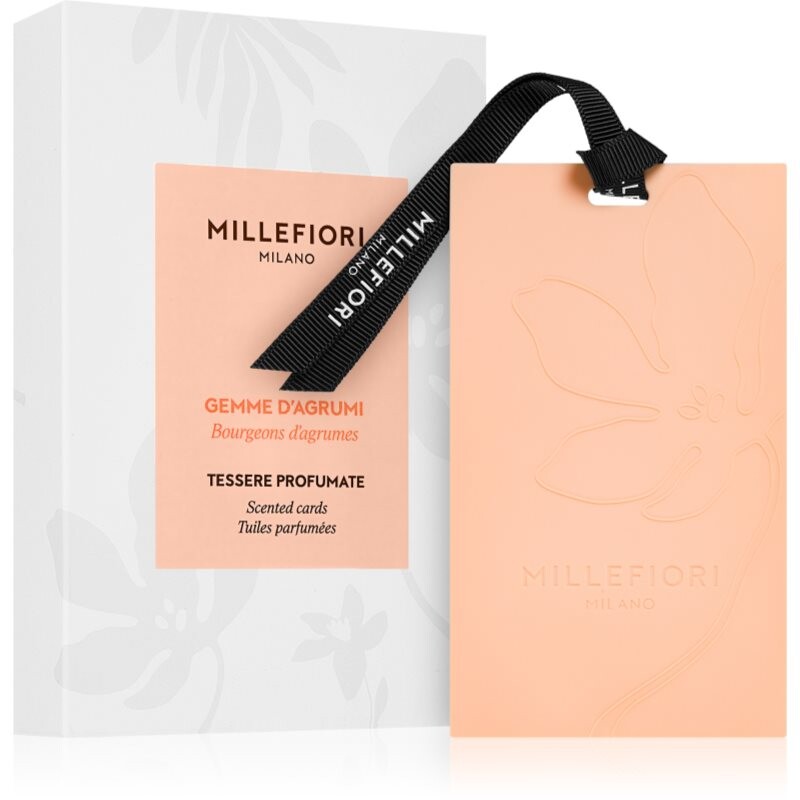 Millefiori Milano Laundry Gemme D'Agrumi vonná karta 3 ks