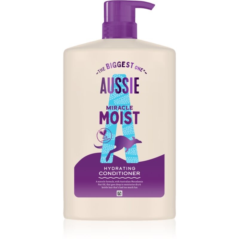 Aussie Miracle Moist hydratačný kondicionér pre suché a poškodené vlasy 1000 ml