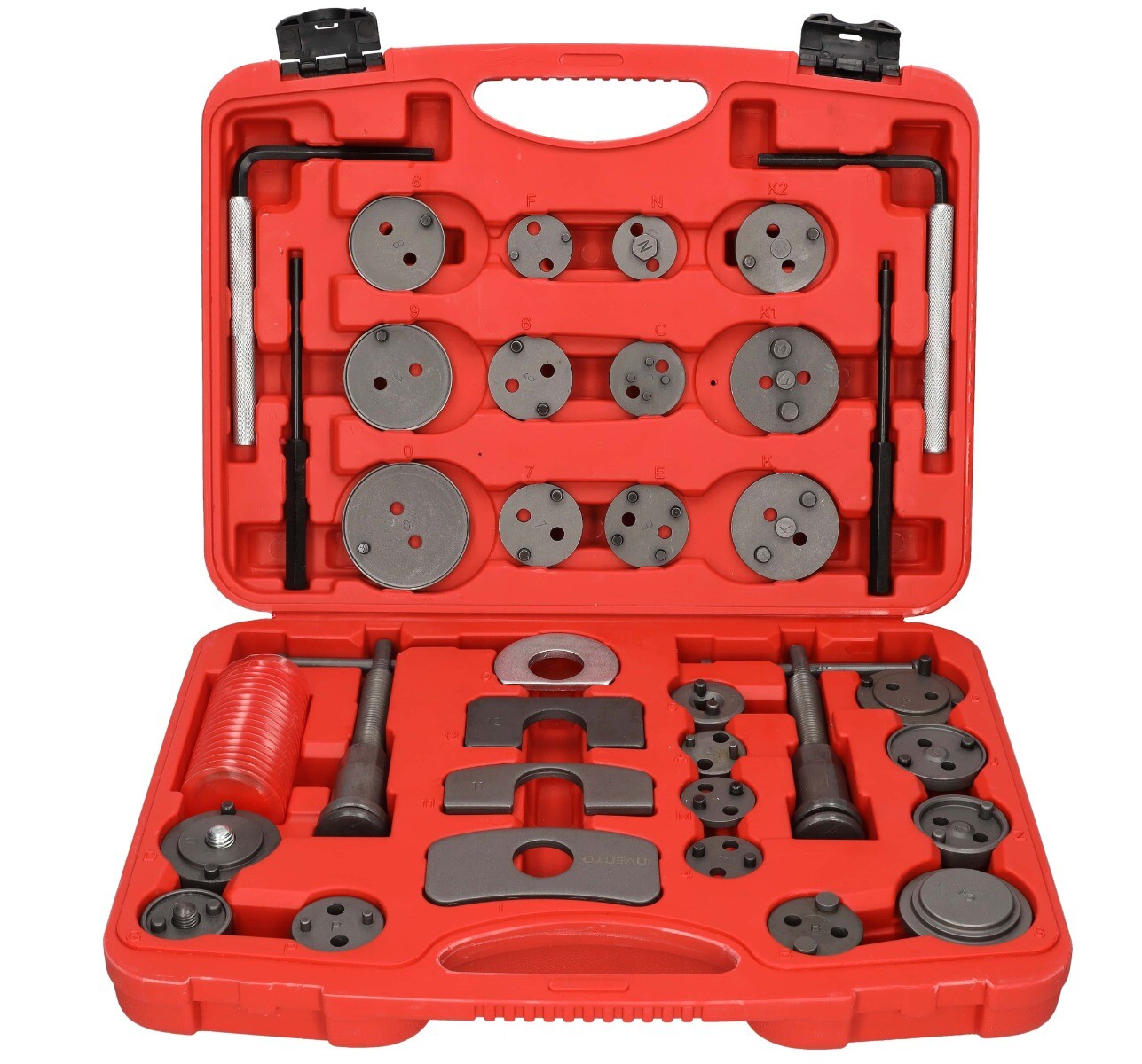 Brake piston reset tool set, 35 pcs.