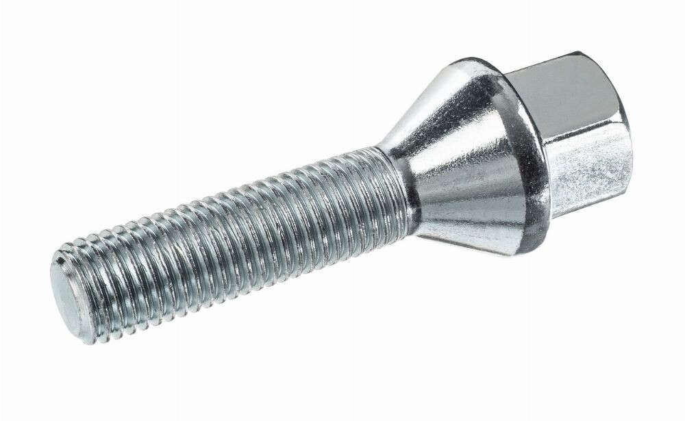 M12x1.5 bolt, 40 mm thread, tapered, wrench size: 17