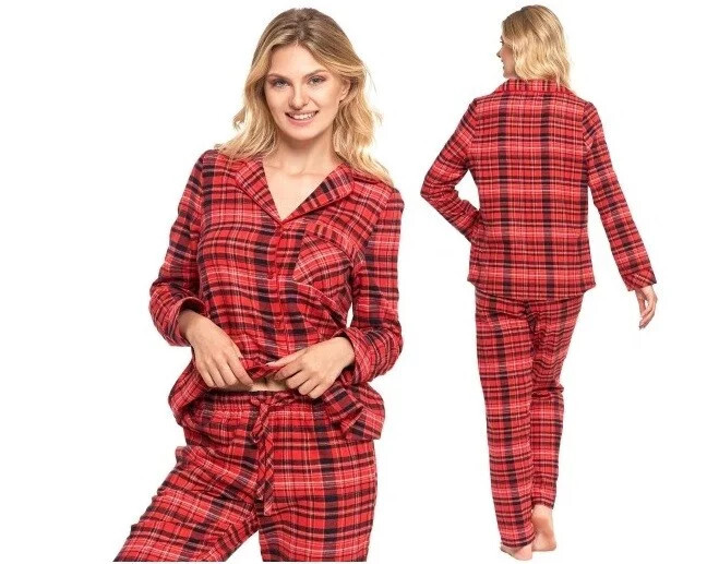 Dámske pyžamo PDD7200-002 červené - Moraj 3XL