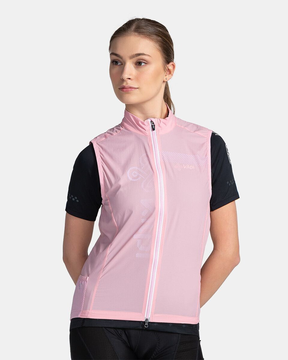 Dámske bežecké tielko Flow-w Pink - Kilpi L-40 růžová