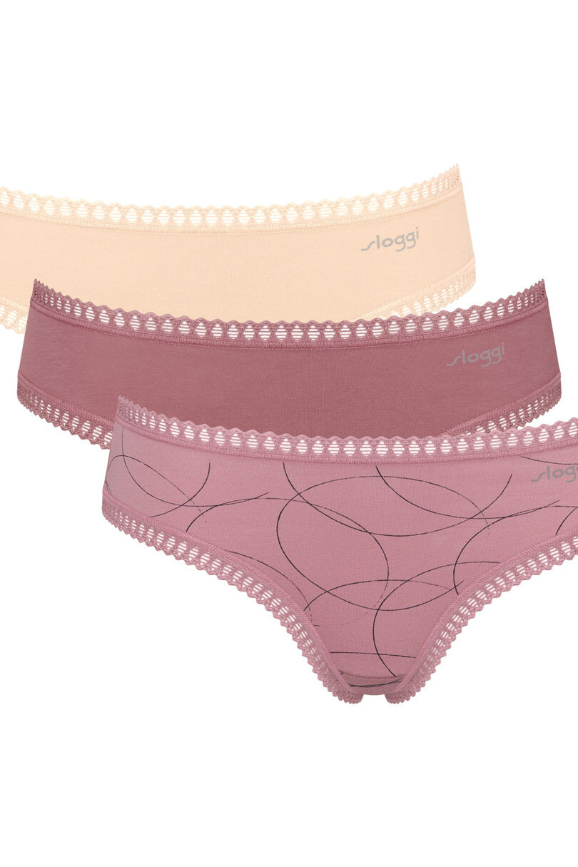 SLOGGI GO CRUSH HIPSTER NOHAVIČKY C3PACK V002 směs barev L