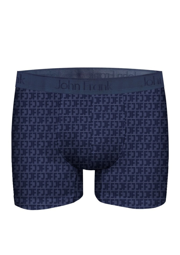 Pánske boxerky John Frank JFBJACQ22 L Tm. modrá