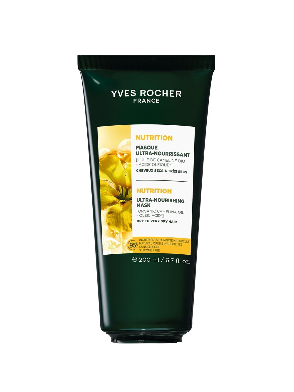 YVES ROCHER Vyživujúca maska na vlasy 200 ml
