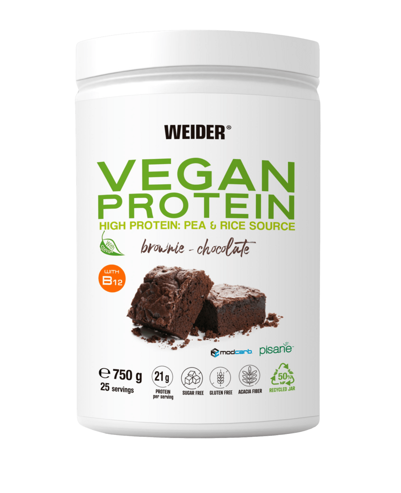 WEIDER Vegánsky Protein, brownie-chocolate 750 g
