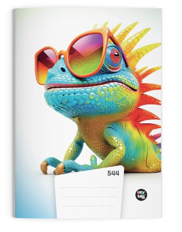 Zošit A5 544 linajkový Chameleon