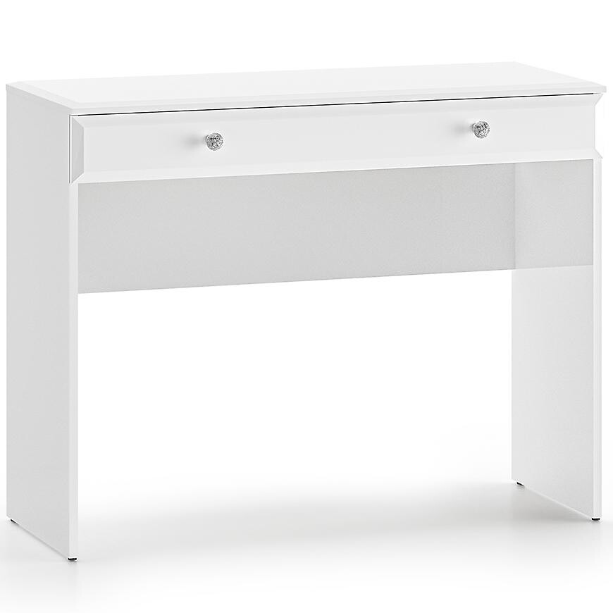 Toaletný stolík Glamour 0501 Lesklá biela