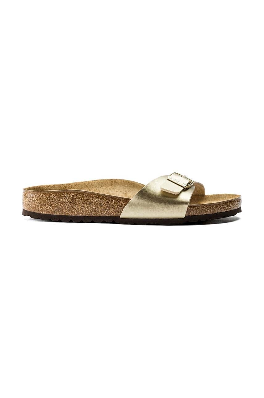Šľapky Birkenstock Madrid dámske, zlatá farba, 1016107