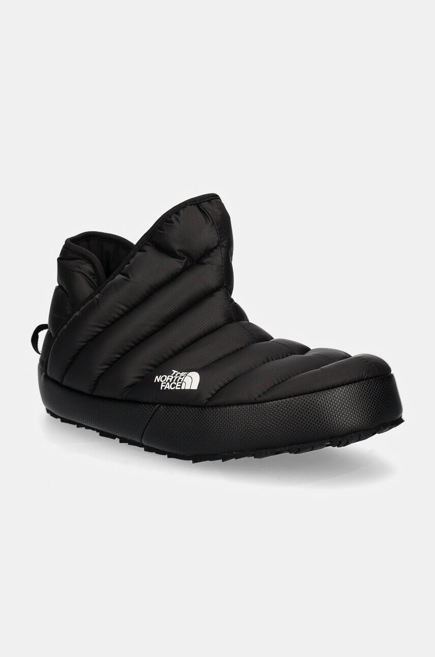 Papuče The North Face m thermoball traction bootie čierna farba