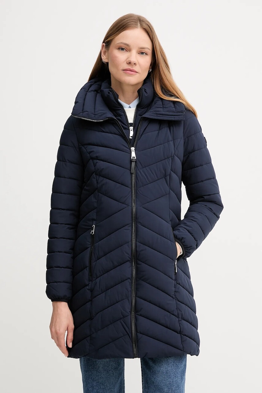 Bunda Dkny hnedá farba, prechodná, DLEMPN46