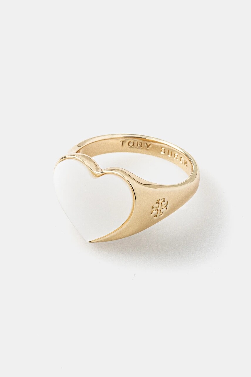Prsteň Tory Burch Heart Signet 167323-700