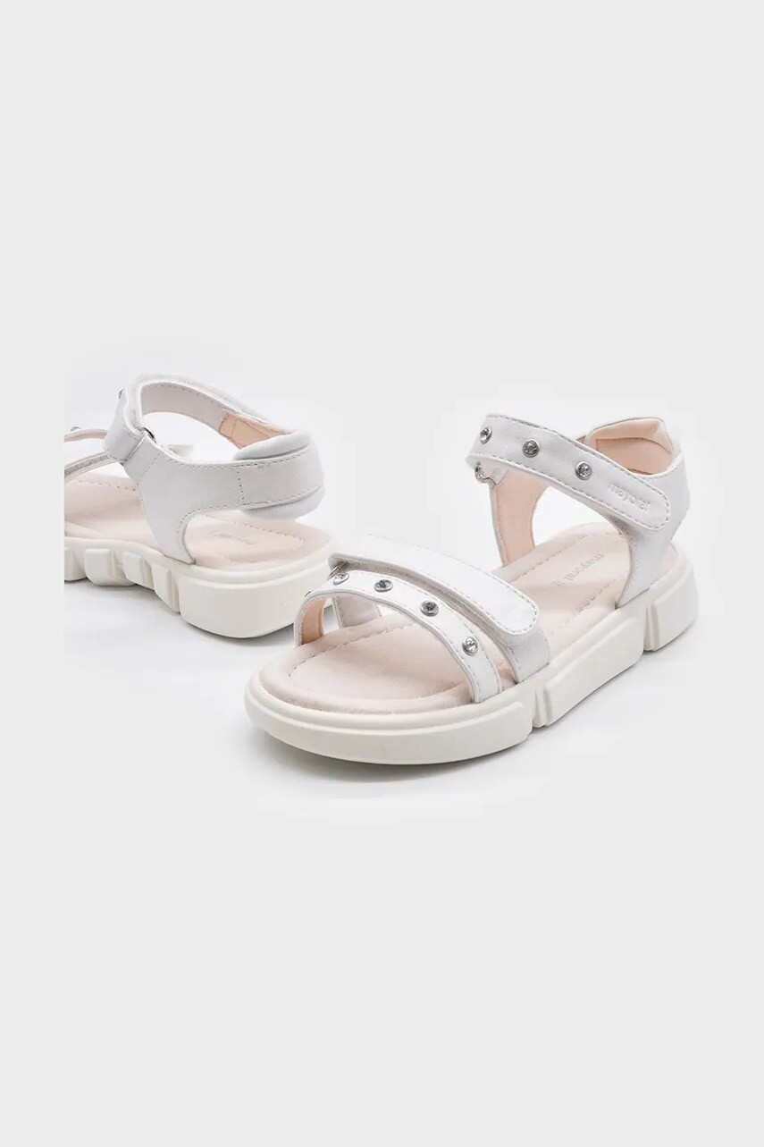 Detské sandále Mayoral biela farba, 45637