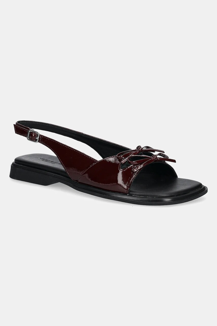 Kožené sandále Vagabond Shoemakers IZZY dámske, bordová farba, 5913-160-38