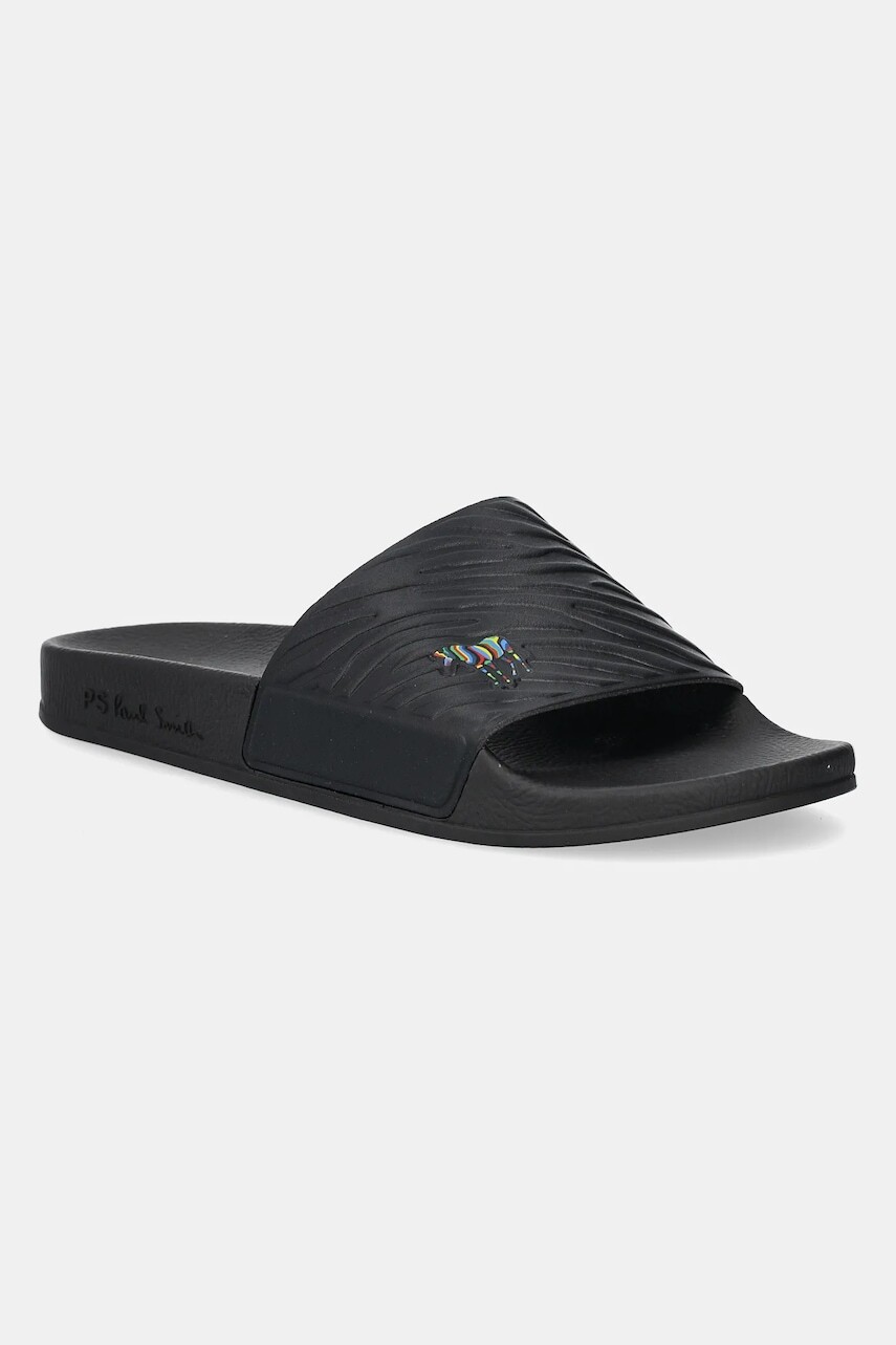Šľapky PS Paul Smith Zed pánske, čierna farba, M2S-ZED01-PRUB