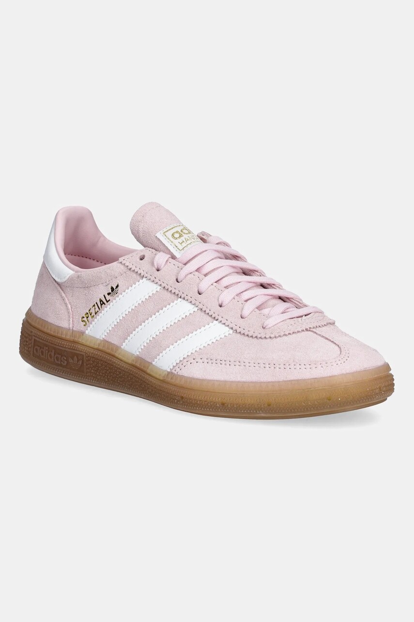 Detské tenisky adidas Originals HANDBALL SPEZIAL ružová farba, JR2109