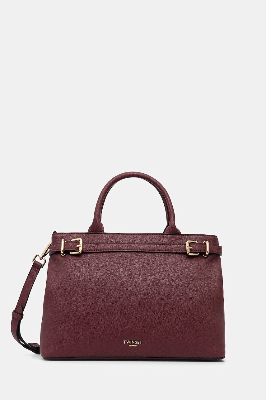 Kabelka Twinset bordová farba, 252TB7011