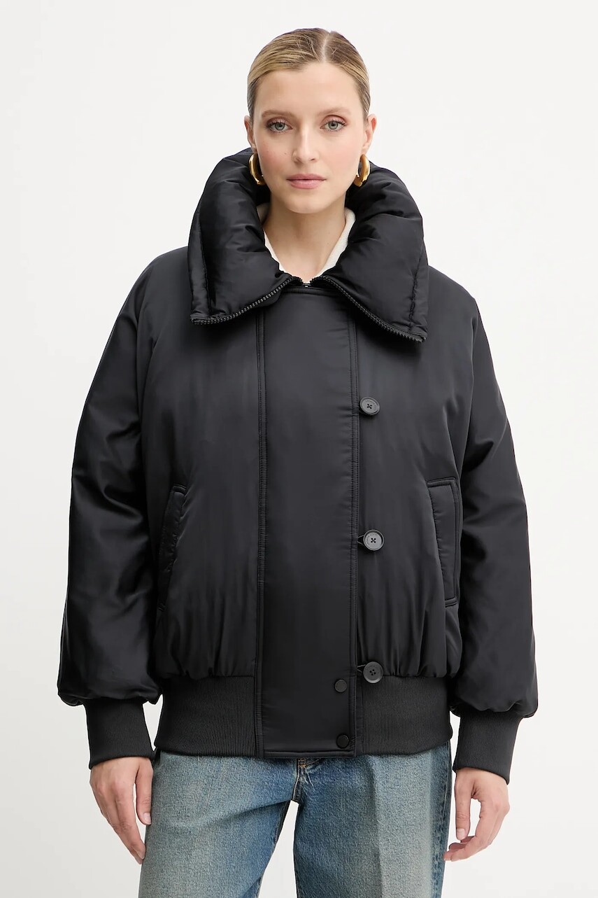 Páperová bunda Liviana Conti čierna farba, zimná, oversize, F5WW10
