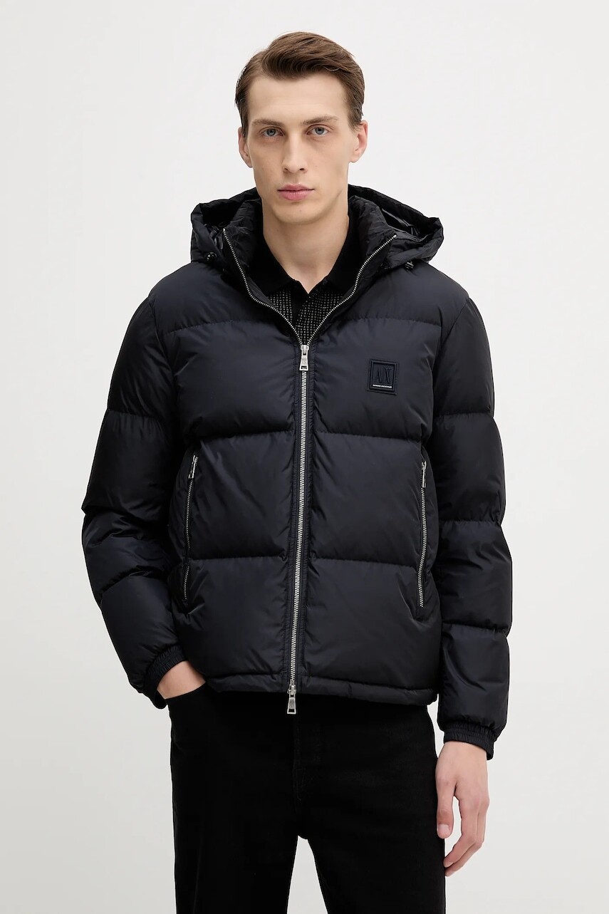 Páperová bunda Armani Exchange tmavomodrá farba, zimná, XM000348 AF12286