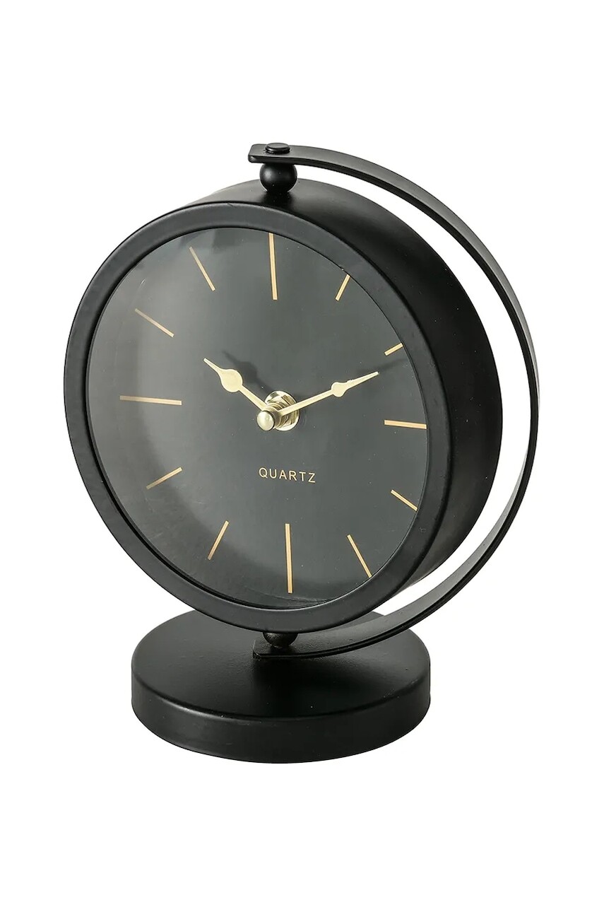 Stolové hodiny Boltze Balia 20 cm čierna farba