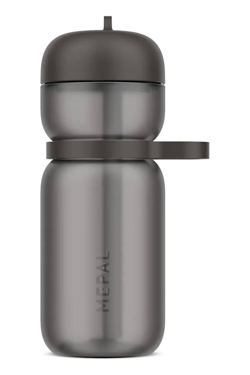 Športová fľaša so slamkou Mepal Flip Active 600 ml čierna farba