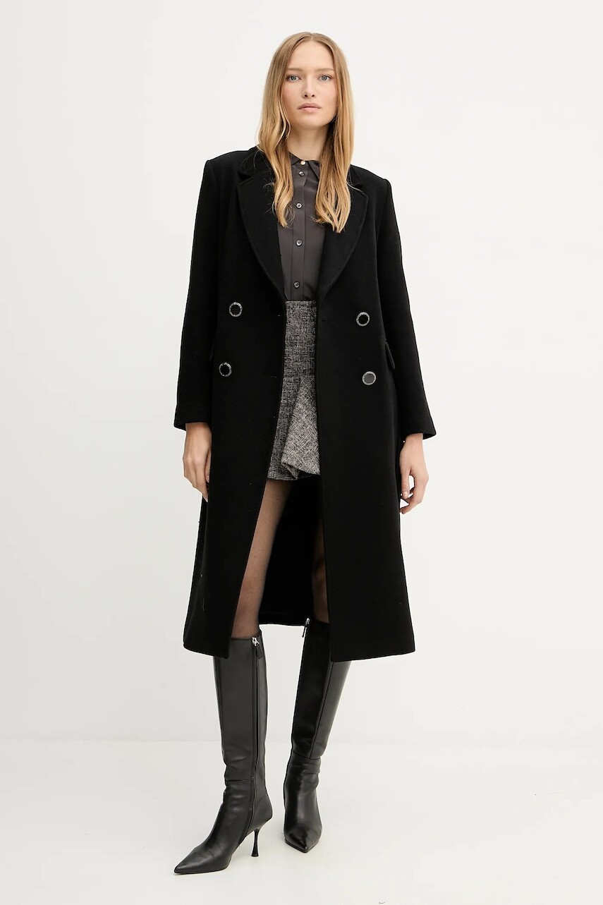 Kabát Armani Exchange čierna farba, XW000691 AF16206