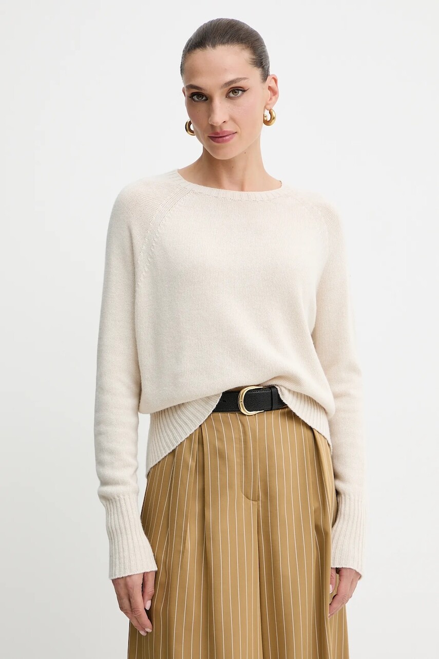 Sveter Marella béžová farba, ľahký, 2523366354200