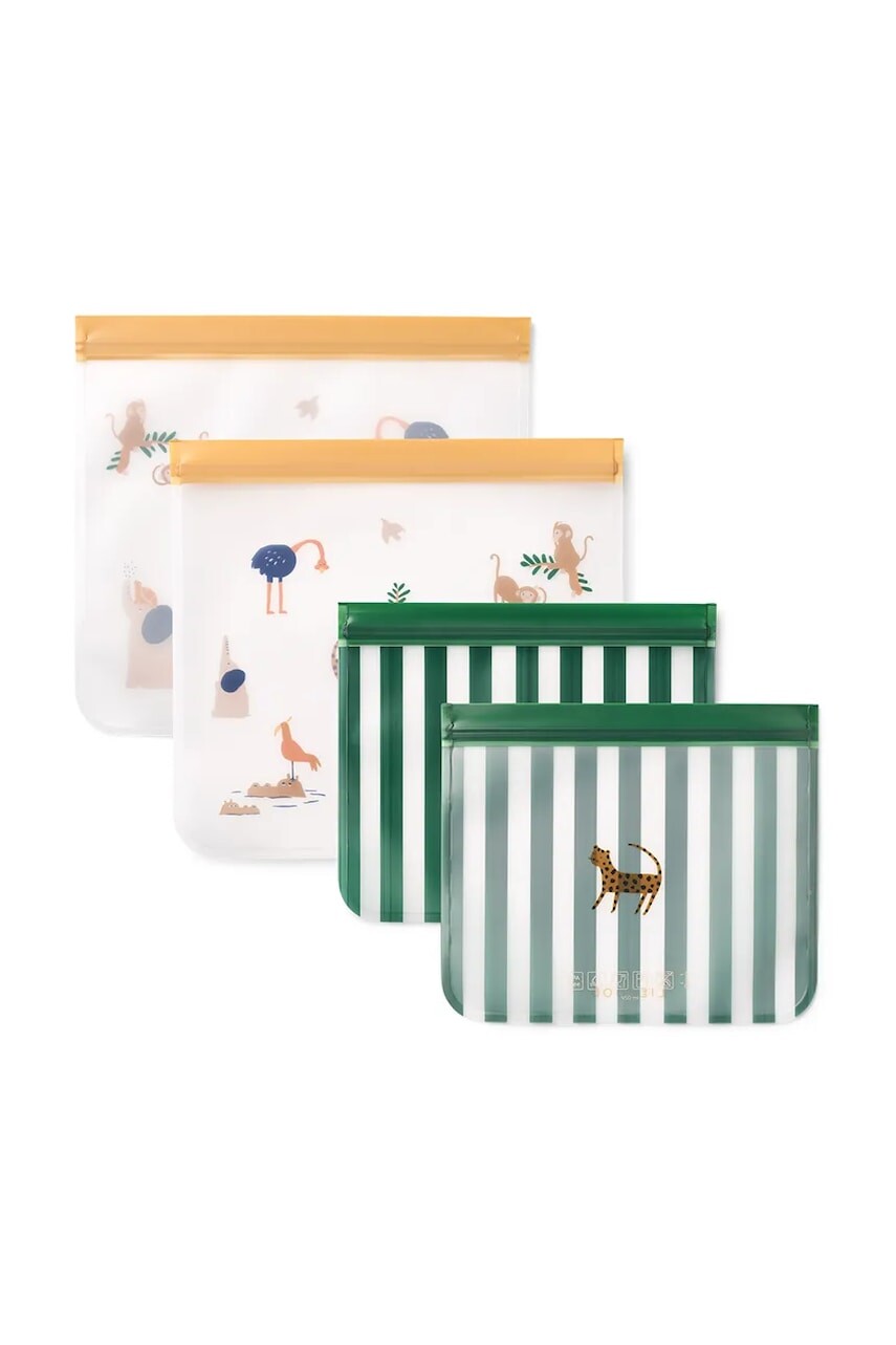 Potravinové vrecká Liewood Rebus Reusable Food Bags 4-pak LW20172