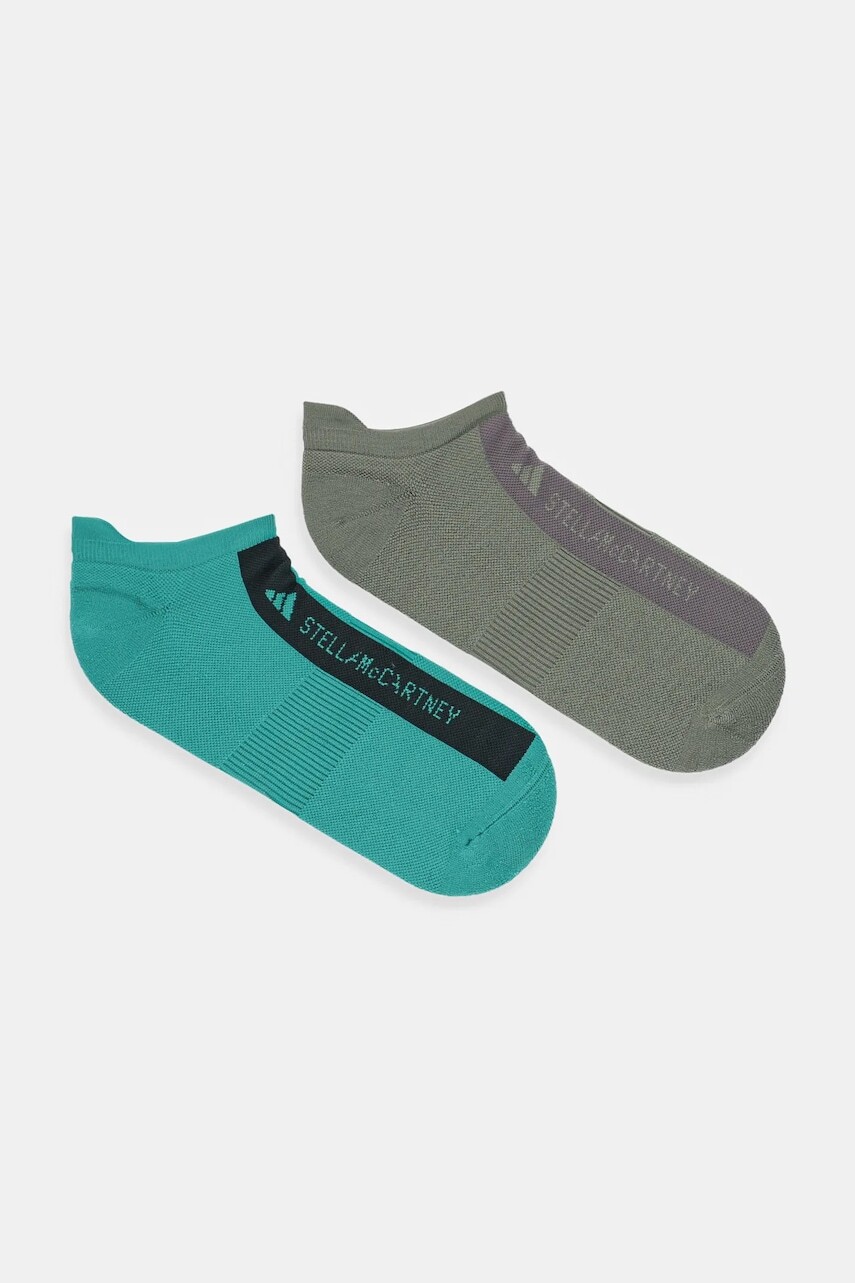 Ponožky adidas by Stella McCartney 2-pak zelená farba, JY1727