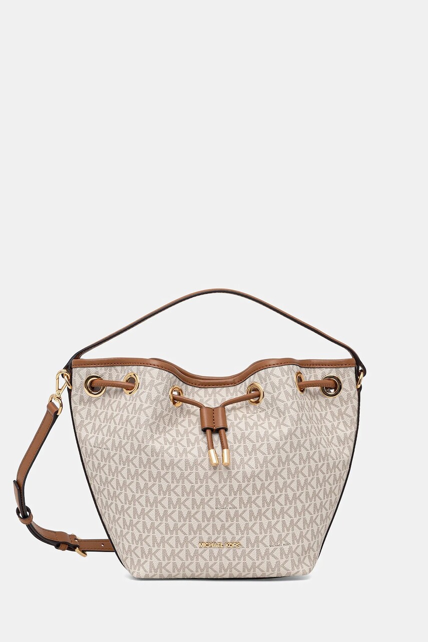 Kabelka MICHAEL Michael Kors béžová farba, 30F5GQ7M8B