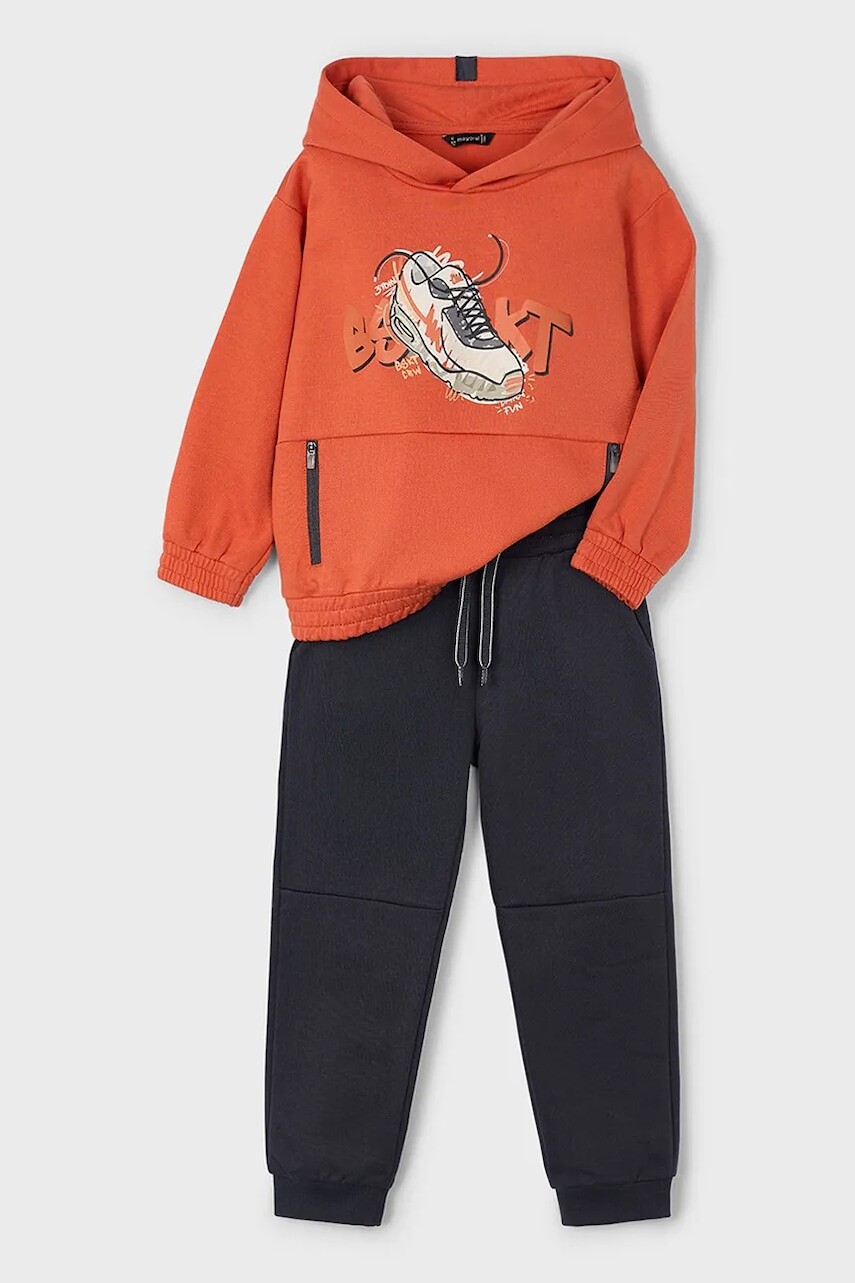 Detská tepláková súprava Mayoral oranžová farba, 4802
