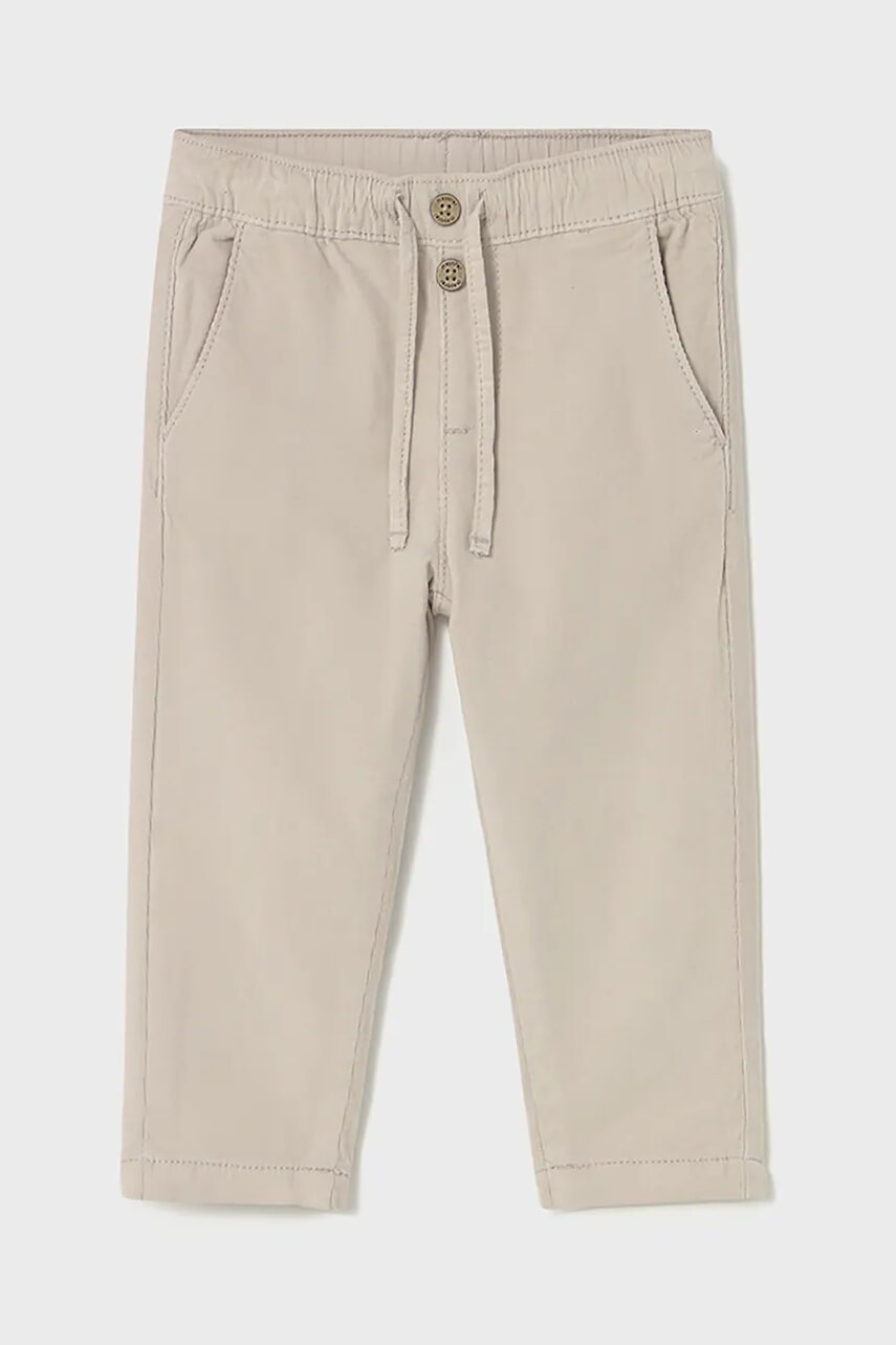 Detské manšestrové nohavice Mayoral béžová farba, jednofarebné, 2507