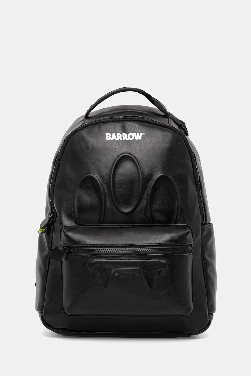 Ruksak Barrow čierna farba, veľký, s nášivkou, F5BWUABP090