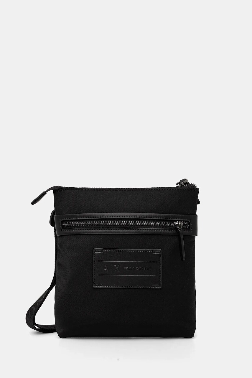 Malá taška Armani Exchange čierna farba, XM001668 AF17306