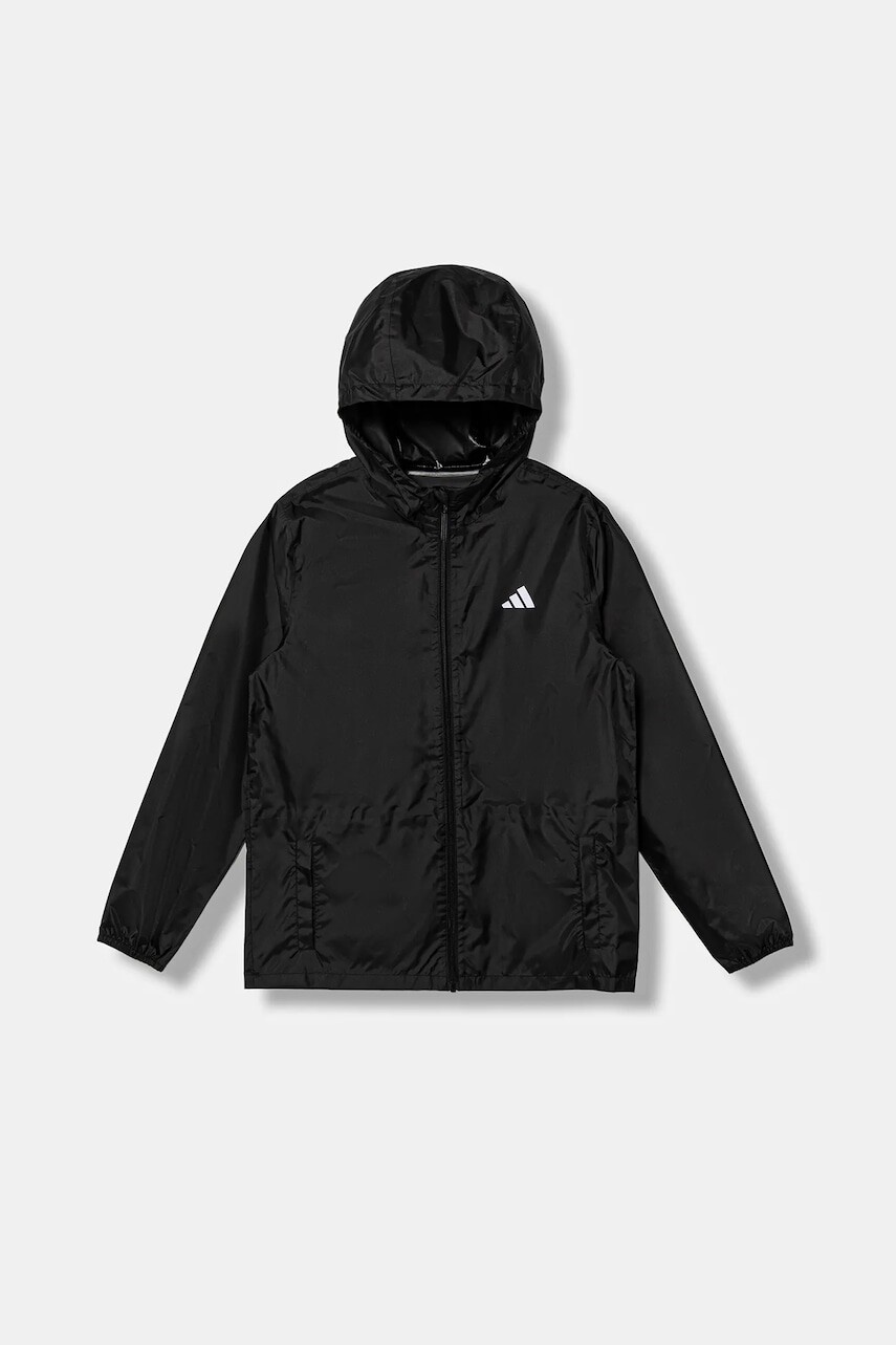 Detská bunda adidas čierna farba, JL9046