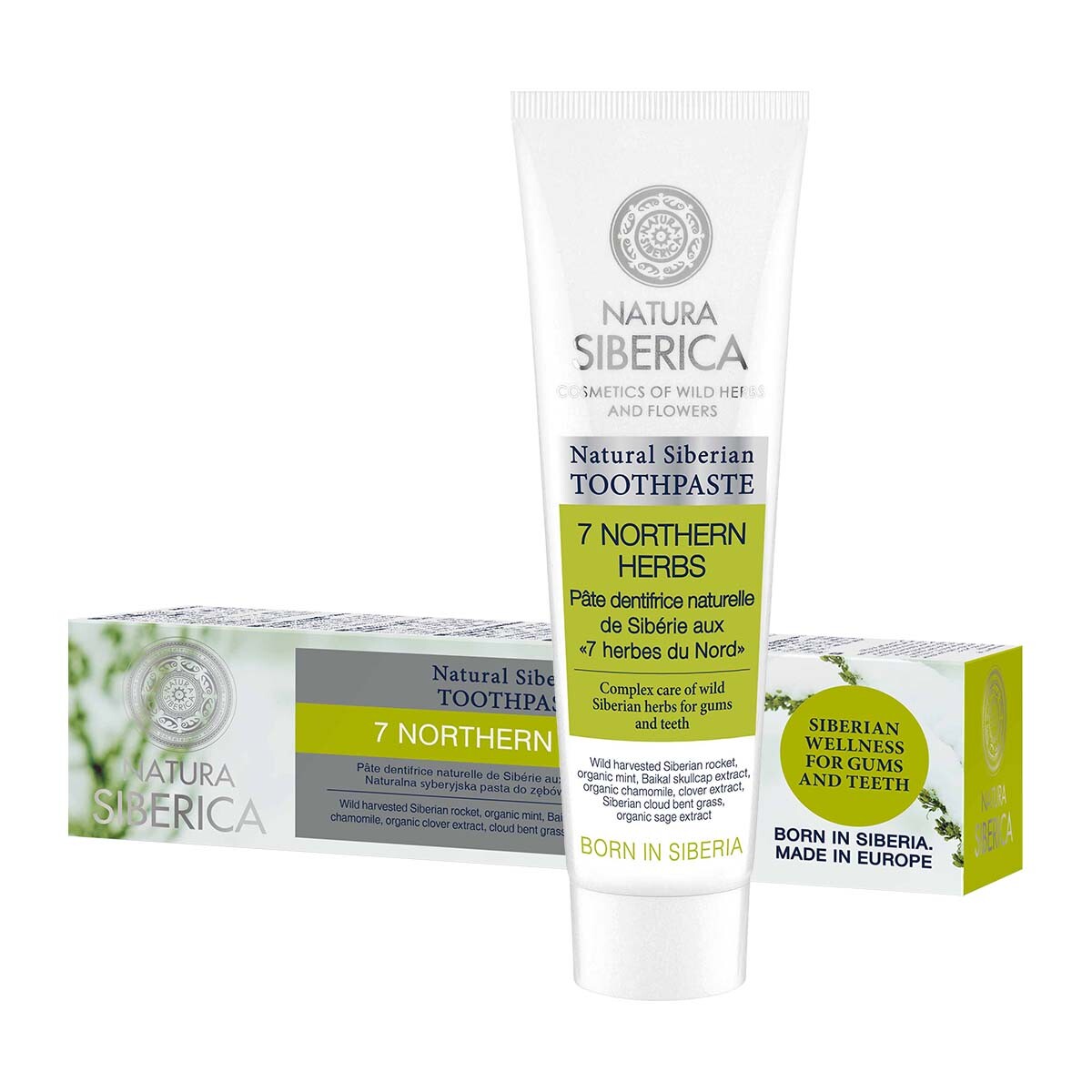 Natura Siberica Prírodná zubná pasta 7 Northern Herbs (Natural Siberian Toothpaste) 100 g