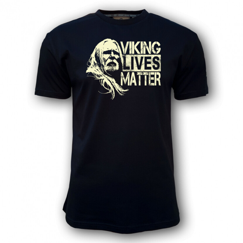 Tričko Erik and Sons Viking Lives Matter 2025 - čierne, 4XL