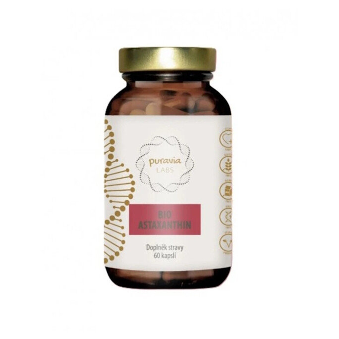 PURAVIA LABS BIOASTAXANTHÍN 8 mg 60 kapsúl