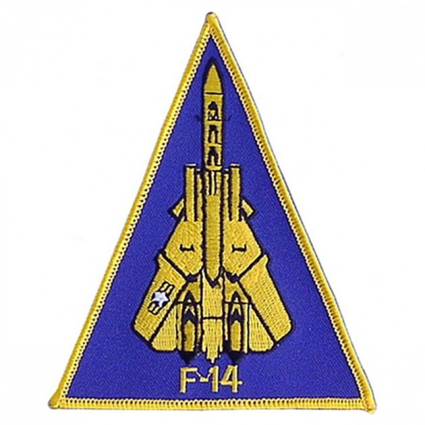 Nášivka Anton US AIR FORCE F-14 PILOT - modrá-žltá