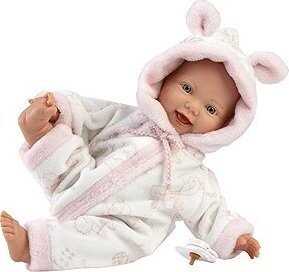Llorens 63312 Little Baby – reálne bábätko s mäkkým látkovým telom – 32 cm