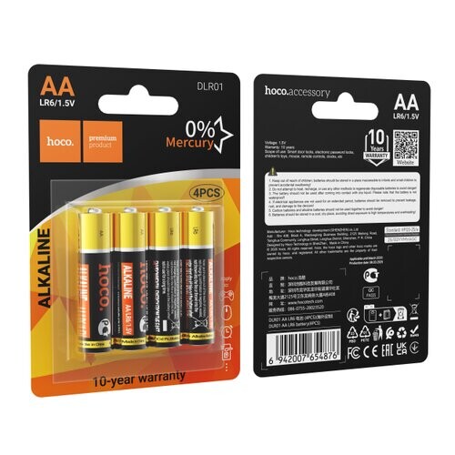 Alkalické batérie HOCO (AA) 4ks