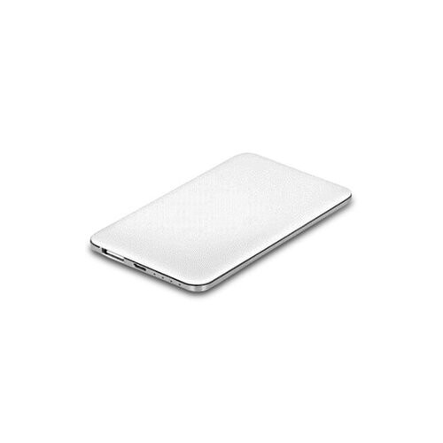 Powerbank 6000 mAh,LI-ION, Biela lesklá