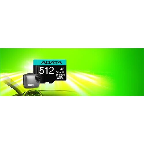 MicroSDXC/SDHC karta A-DATA Premier Pro UHS-I U3 95MB/s 256GB Class 10 (V30S) + adaptér