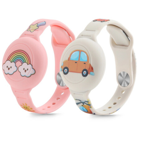 Tech-Protect Smooth Kids remienok na Apple AirTag 1/2 2ks, farebný