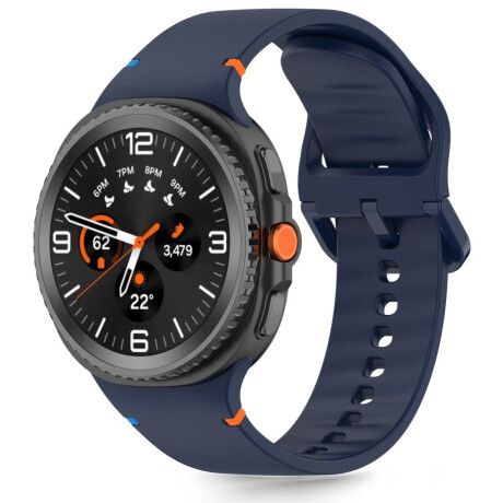 Tech-Protect Silicone remienok na Samsung Galaxy Watch 8 / Classic (40 / 44 / 46 mm), storm blue