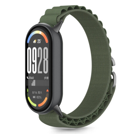 Tech-Protect Nylon Pro remienok na Xiaomi Smart Band 8 / 9 / 10, army green
