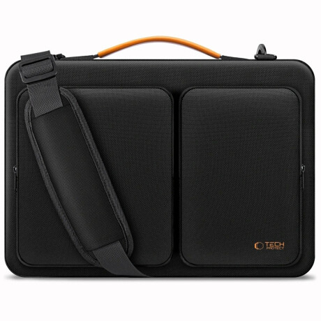 Tech-Protect Defender Bag taška na notebook 15-16'', čierna / oranžová