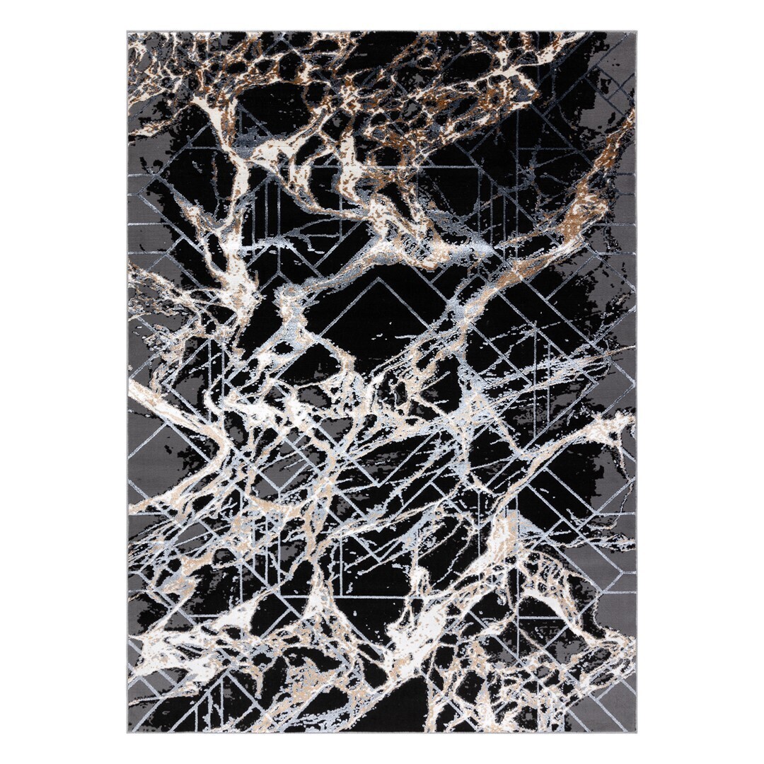 Koberec WELLI ABSTRACT šedý