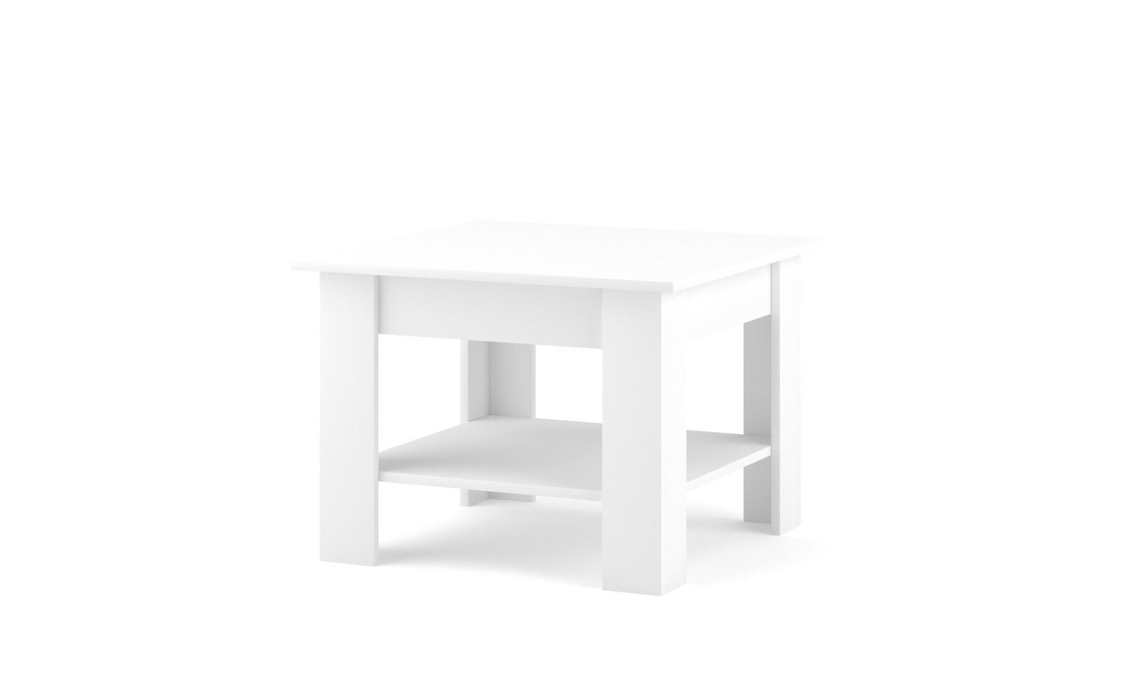 Konferenční stolek Minivas 67 cm bílý